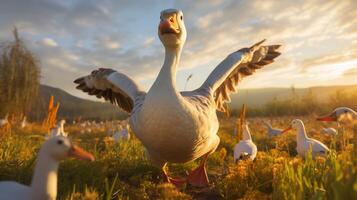 AI generated goose high quality image photo