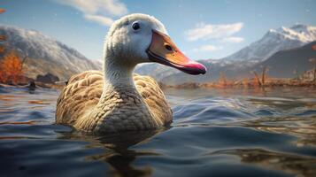 AI generated goose high quality image photo