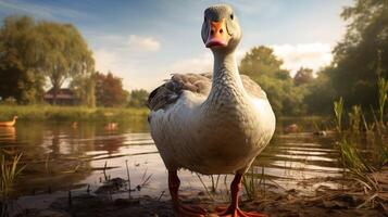 AI generated goose high quality image photo