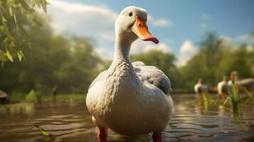 AI generated goose high quality image photo