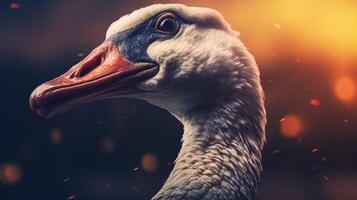 AI generated goose high quality image photo