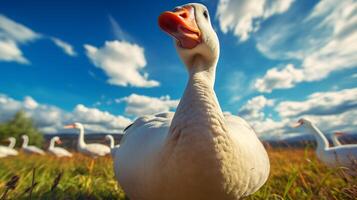 AI generated goose high quality image photo