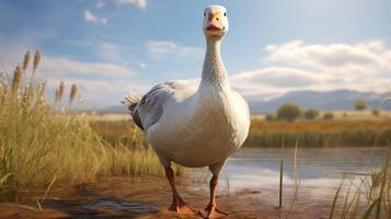 AI generated goose high quality image photo