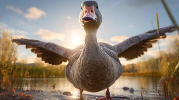 AI generated goose high quality image photo