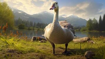 AI generated goose high quality image photo