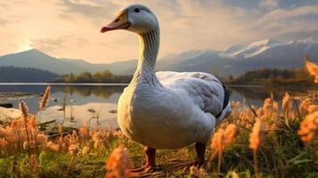 AI generated goose high quality image photo