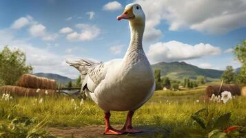 AI generated goose high quality image photo