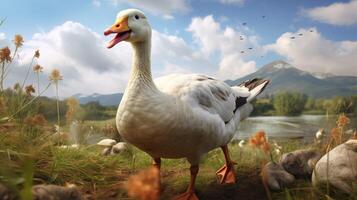 AI generated goose high quality image photo