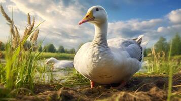 AI generated goose high quality image photo