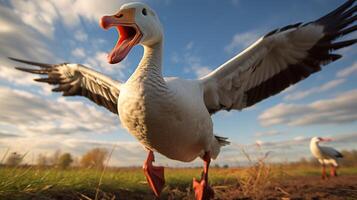 AI generated goose high quality image photo