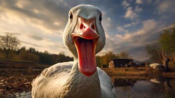 AI generated goose high quality image photo