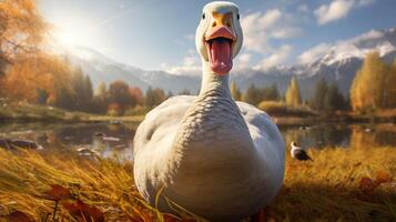 AI generated goose high quality image photo