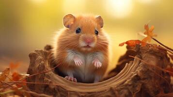 AI generated hamster high quality image photo