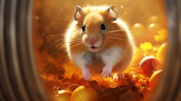 AI generated hamster high quality image photo