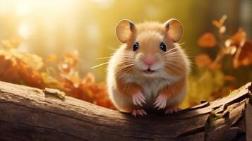 AI generated hamster high quality image photo