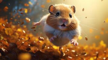 AI generated hamster high quality image photo