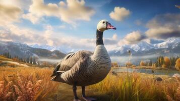 AI generated goose high quality image photo