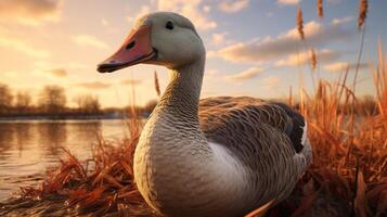 AI generated goose high quality image photo