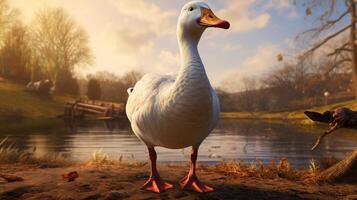 AI generated goose high quality image photo