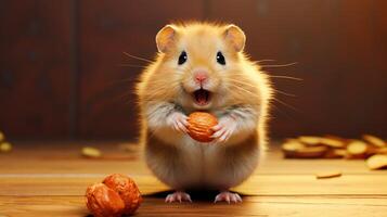 AI generated hamster high quality image photo