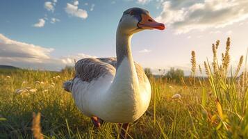 AI generated goose high quality image photo