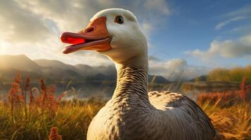 AI generated goose high quality image photo