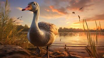 AI generated goose high quality image photo