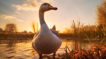 AI generated goose high quality image photo