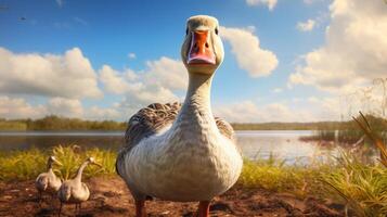 AI generated goose high quality image photo