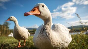 AI generated goose high quality image photo