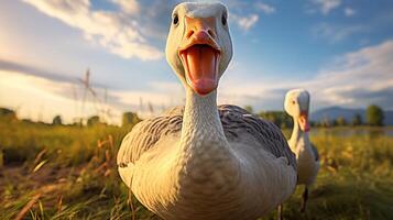 AI generated goose high quality image photo