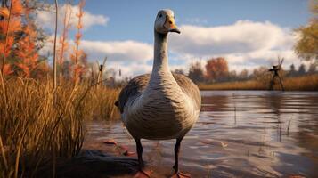 AI generated goose high quality image photo