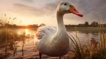 AI generated goose high quality image photo