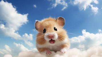 AI generated hamster high quality image photo