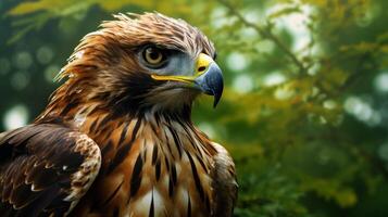 AI generated hawk high quality image photo