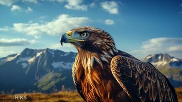 AI generated hawk high quality image photo