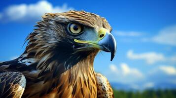 AI generated hawk high quality image photo