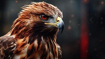 AI generated hawk high quality image photo