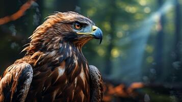 AI generated hawk high quality image photo