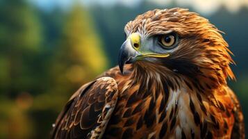 AI generated hawk high quality image photo