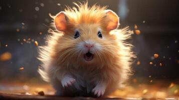 AI generated hamster high quality image photo