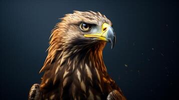 AI generated hawk high quality image photo