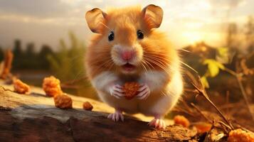 AI generated hamster high quality image photo