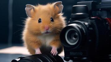 AI generated hamster high quality image photo