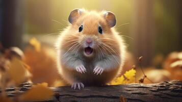 AI generated hamster high quality image photo