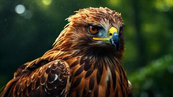 AI generated hawk high quality image photo