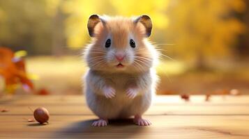 AI generated hamster high quality image photo