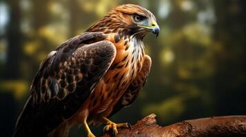 AI generated hawk high quality image photo