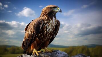 AI generated hawk high quality image photo