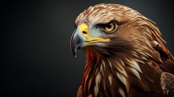 AI generated hawk high quality image photo